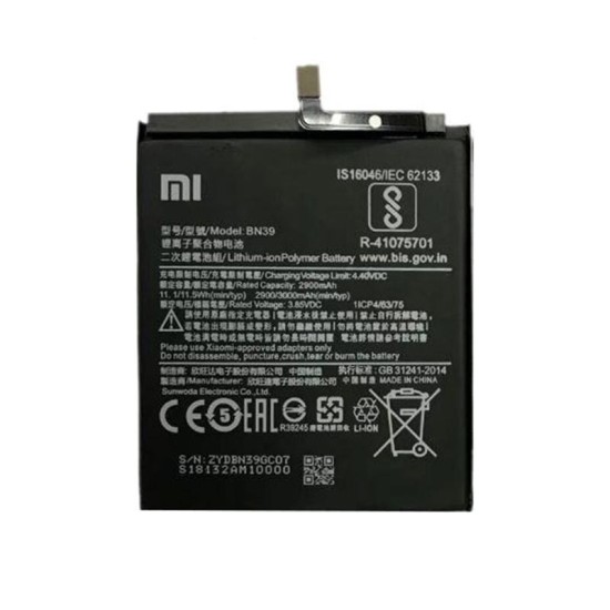 BATERIA XIAOMI BN39 MI PLAY - 3000MAH